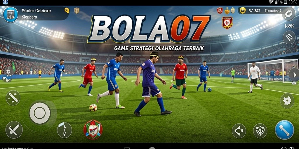 Gameplay menarik dengan strategi manajemen tim sepak bola