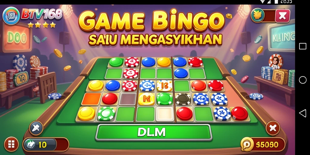 Screenshot gameplay BTV168 menampilkan aksi Bingo yang seru.