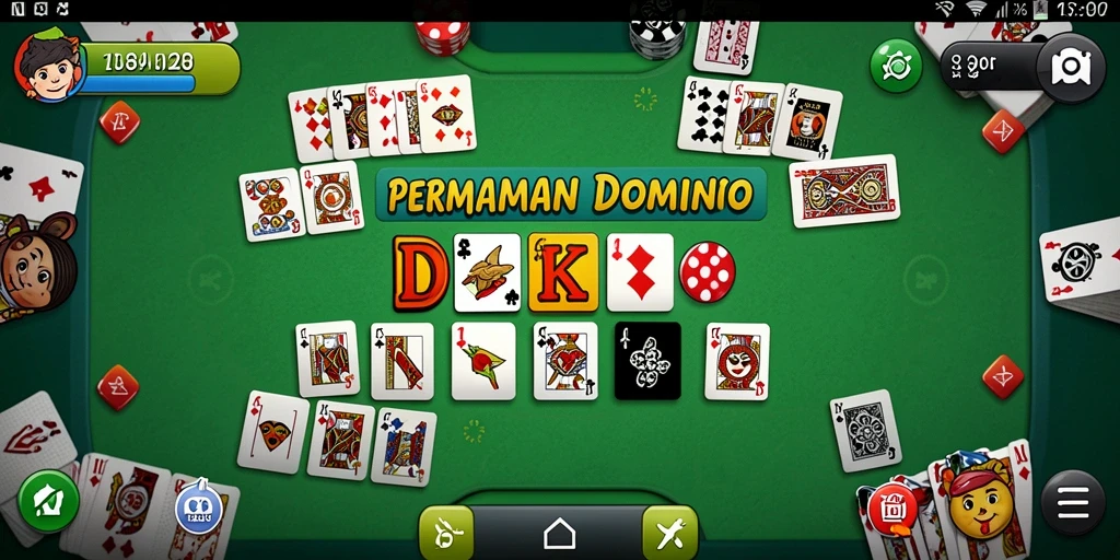 Screenshot utama DKK menampilkan gameplay yang menarik dari permainan Domino.