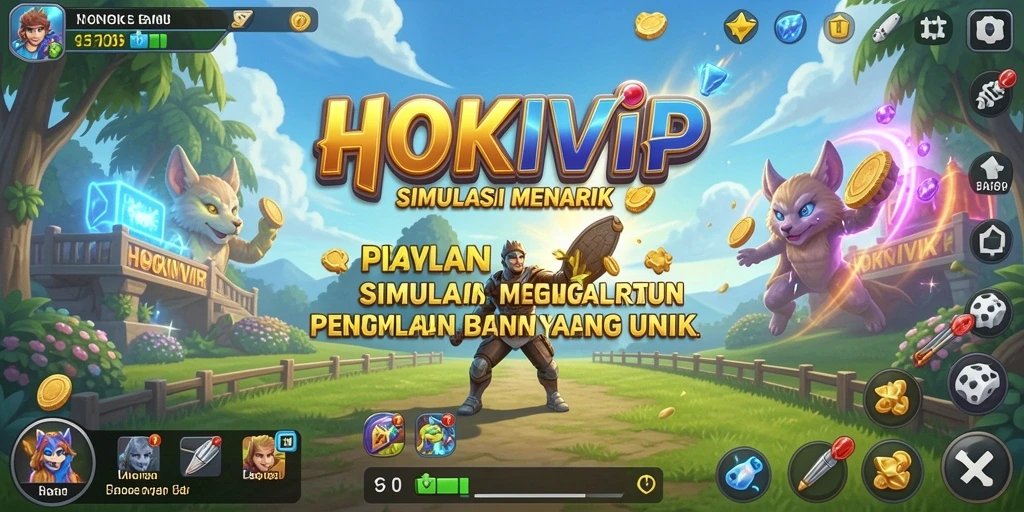 Tampilan gameplay HOKIVIP yang menarik dan interaktif.