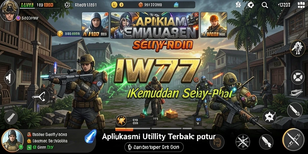 Tampilan antarmuka IW777 yang sederhana dan fungsional.
