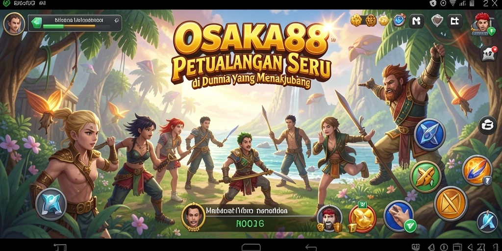 Gameplay seru OSAKA88 dengan aksi petualangan yang mengasyikkan.