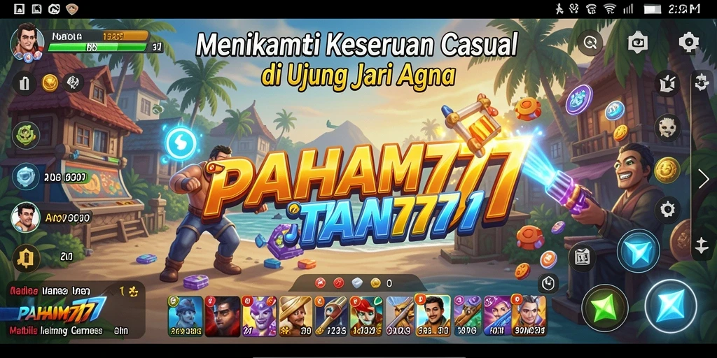 Screenshot utama PAHAM777 menampilkan gameplay yang mengasyikkan dan penuh warna.